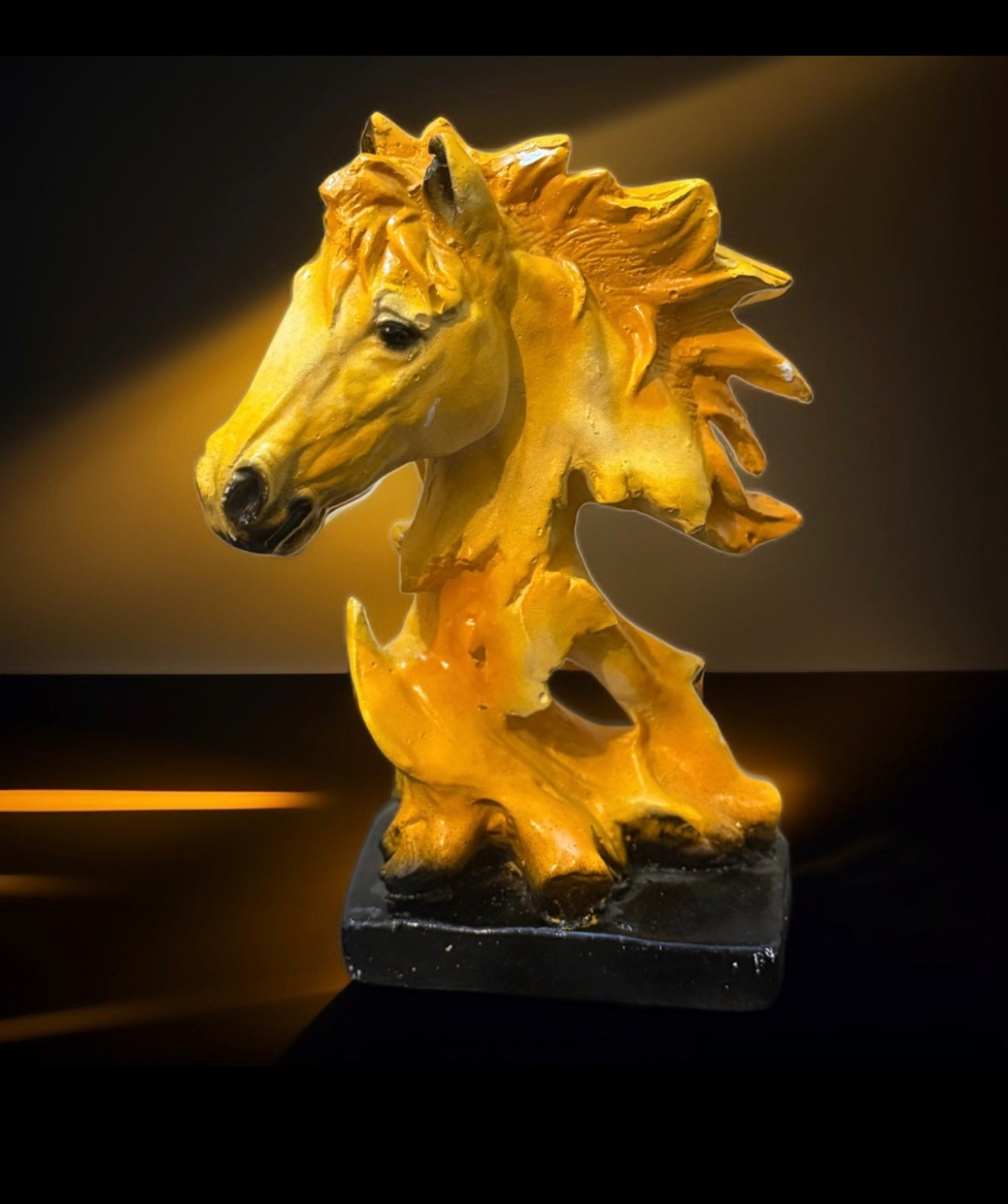 Golden Horse Figurine – Unique Art Piece for Collectors