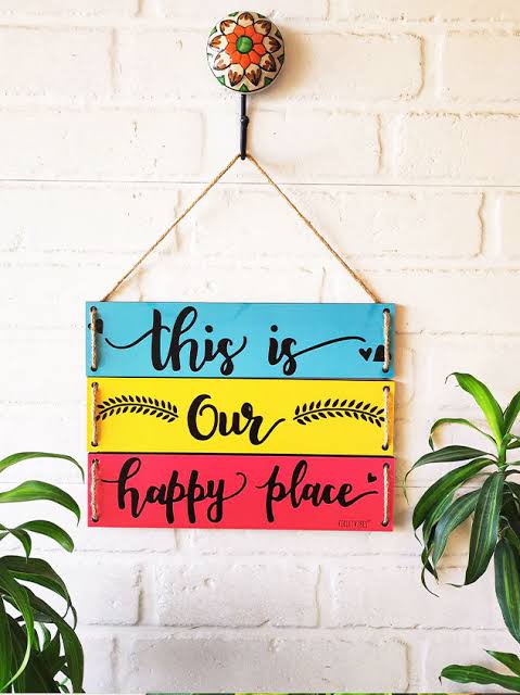 THIS IS OUR HAPPY PLACE | BALCONY DECOR