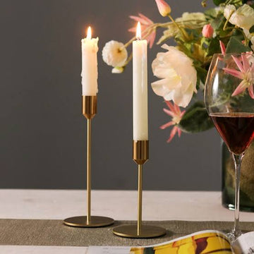 Gold Candle stand (set of three)