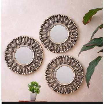 3 piece antique wall mirror for wall decorations